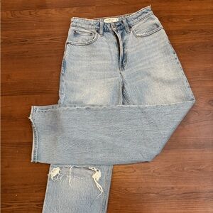Abercrombie & Fitch Curve Love High Rise 90's Relaxed Jean - size 27L (4L)